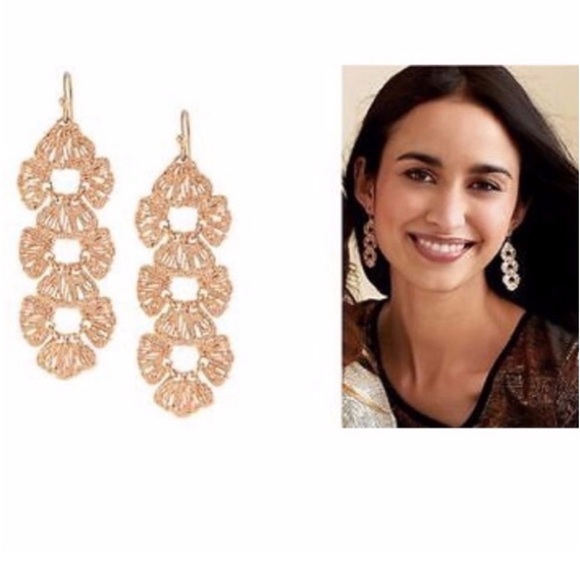 Stella & Dot Geneve Linear Earrings - Picture 2 of 3